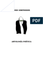 Gimferrer, Pere - Antología Poética - Ediciones Alma - Perro