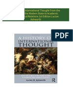 Complete Download A History of International Thought From the Origins of the Modern State to Academic International Relations 1st Edition Lucian Ashworth PDF All Chapters