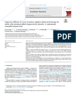 Long-term efficacy of a new 6-session cognitive behavioral therapy for adults with attention-deficit/hyperactivity disorder: A randomized, controlled clinical trial