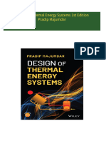 Full download Design of Thermal Energy Systems 1st Edition Pradip Majumdar pdf docx