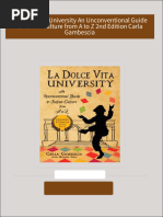 Where can buy La Dolce Vita University An Unconventional Guide to Italian Culture from A to Z 2nd Edition Carla Gambescia ebook with cheap price