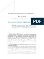 Olavo de Carvalho Se VC Ainda Quer Ser Um Estudante Serio