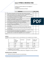 IUA_ADA_M1 Finance_TD2- Cours Titres à revenu fixe