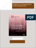 Instant ebooks textbook Process Design Integration and Intensification Mahmoud El-Halwagi (Editor) download all chapters