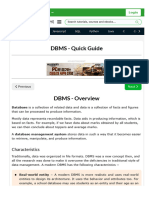 DBMS Quick Guide