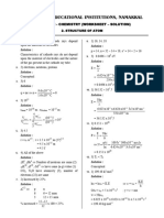 Chemistry - LT - 2. Structure of Atom - Answer Key