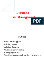 Lecture 3 User Management