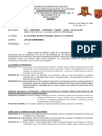 Acta de Compromiso Al Personal de Oficiales y Gnb Del D-311