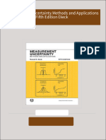 Instant Access to Measurement Uncertainty Methods and Applications Fifth Edition Dieck ebook Full Chapters