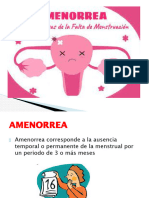 amenorrea