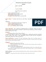 Elementos Essenciais Da Oração