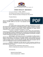 Memorando Circular nº 17-2024-SESE10 - Alteração das Datas de Atribuição dos Polos de EJA