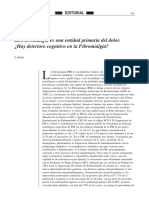 La Fibromialgia Es Una Entidad Primaria Del Dolor