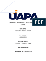 Alexander Tarea Procesal civil l