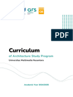 Curriculum of Architecture Study Program_for students