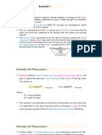 CE 402 Irrigation Engineering-#6 Kennedy Theory