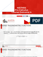 CO4-Lesson 1 - Inverse Trigonometric Functions