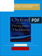 Instant ebooks textbook The Pocket Oxford Dictionary and Thesaurus 2nd Edition Elizabeth J. Jewell (Editor) download all chapters