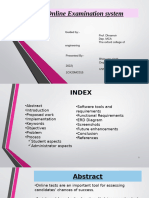 1OX20MC015_presentaioton Online Examination System