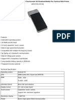 Factory Supply Android 9.0 Touchscreen 4G Handheld Mobile Pos Terminal With Printer.pdf