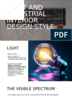 Light and industrial interior design style