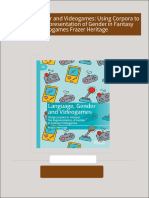 Download ebooks file Language, Gender and Videogames: Using Corpora to Analyse the Representation of Gender in Fantasy Videogames Frazer Heritage all chapters