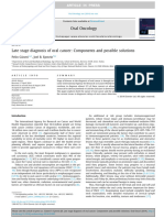 Late Stage Diagnosis of Oral Cancer - Components and Possible Solutions