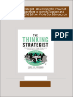 Immediate download The Thinking Strategist : Unleashing the Power of Strategic Management to Identify, Explore and Solve Problems 2nd Edition Vickie Cox Edmondson ebooks 2024