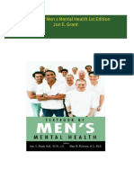 Get Textbook of Men s Mental Health 1st Edition Jon E. Grant PDF ebook with Full Chapters Now