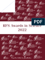 2022 Anthology of the RFS Award in Science