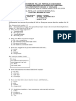 SOAL PAS GASAL B.INGGRIS KELAS IX MANTAP