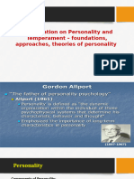 Personality and Temperment