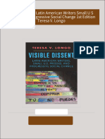 Visible Dissent Latin American Writers Small U S Presses and Progressive Social Change 1st Edition Teresa V. Longo All Chapters Instant Download