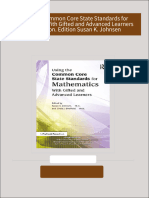 Instant Access to Using the Common Core State Standards for Mathematics With Gifted and Advanced Learners  First Edition. Edition Susan K. Johnsen ebook Full Chapters