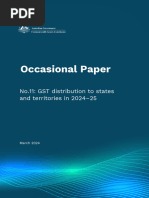 Occasional Paper 11.2 - GST distribution to states and territories in 2024-25 final version