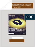 Where can buy Applied Screenwriting: How to Write True Scripts for Creative and Commercial Video 1st Edition Carey Martin ebook with cheap price