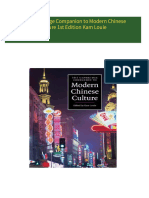 Instant Download The Cambridge Companion to Modern Chinese Culture 1st Edition Kam Louie PDF All Chapters