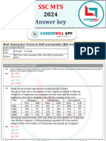 SSC MTS 24 Answer Key Compilation(English)