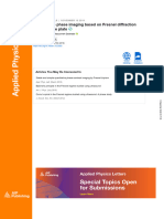 Quantitative phase imaging based on Fresnel diffraction from a phase plate