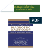 Get Dimensional Approaches in Diagnostic Classification Refining the Research Agenda for DSM V 1st Edition John E. Helzer free all chapters