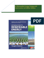 Complete Download Introduction to Renewable Energy Energy and the Environment series 1st Edition Nelson PDF All Chapters