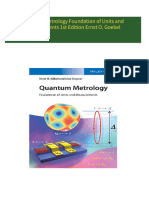 Get Quantum Metrology Foundation of Units and Measurements 1st Edition Ernst O. Goebel PDF ebook with Full Chapters Now