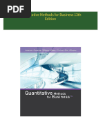 PDF Quantitative Methods for Business 13th Edition download