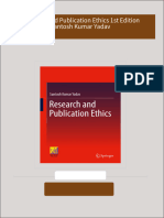 Research and Publication Ethics 1st Edition Santosh Kumar Yadav 2024 scribd download