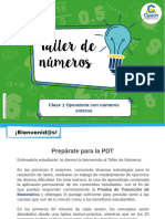 CLASE 1 TALLER TN_ PPT Operatoria Con Números Enteros