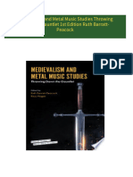 Download full Medievalism and Metal Music Studies Throwing Down the Gauntlet 1st Edition Ruth Barratt-Peacock ebook all chapters