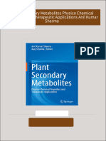 Buy ebook Plant Secondary Metabolites Physico Chemical Properties and Therapeutic Applications Anil Kumar Sharma cheap price