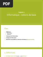 Cours Informatique (GI_L1_S2) - leçon 1