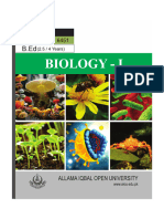 College Biology 1 (AIOU)