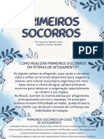 Trabalho de biologia primeiros socorros